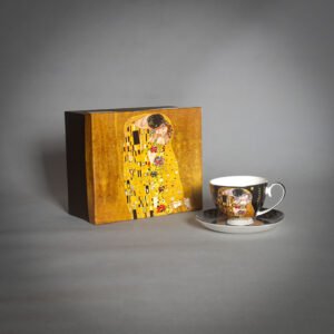 Klimt Kiss tea cup and box
